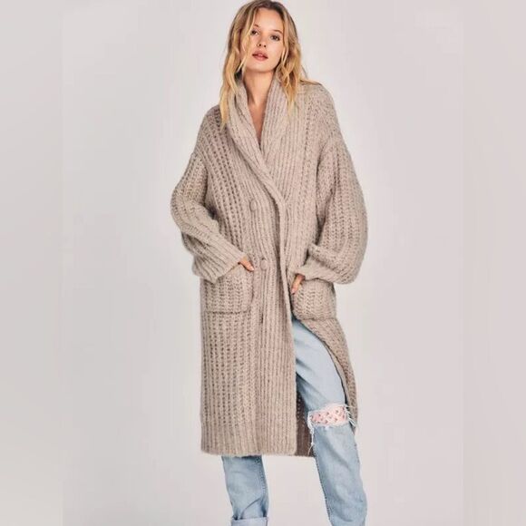 Free People LOVESHACKFANCY
GILLIES DUSTER / size M-L - Picture 1 of 11